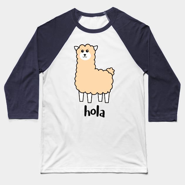 Hola, says the Alpaca Baseball T-Shirt by CeeGunn